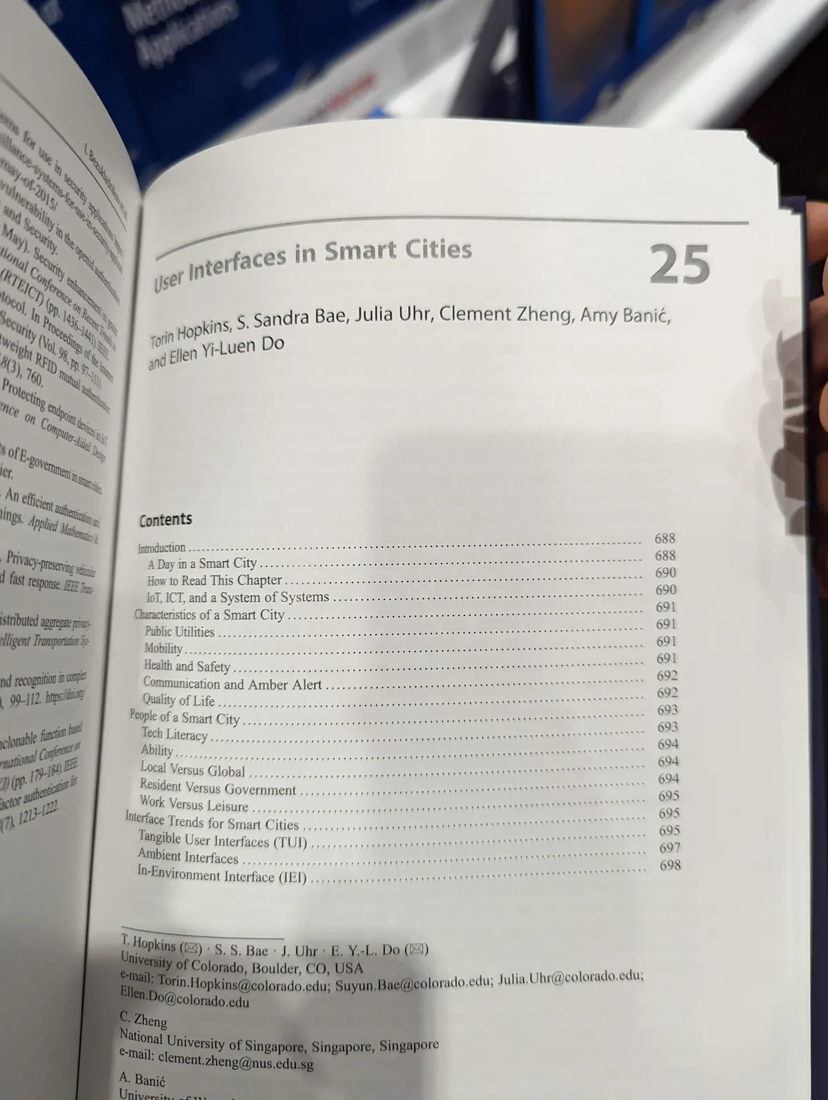 User Interfaces in Smart Cities